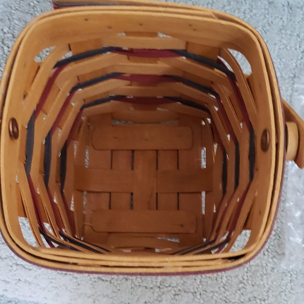 Longaberger 1995 All American Carry Along Basket - Picture 4 of 14